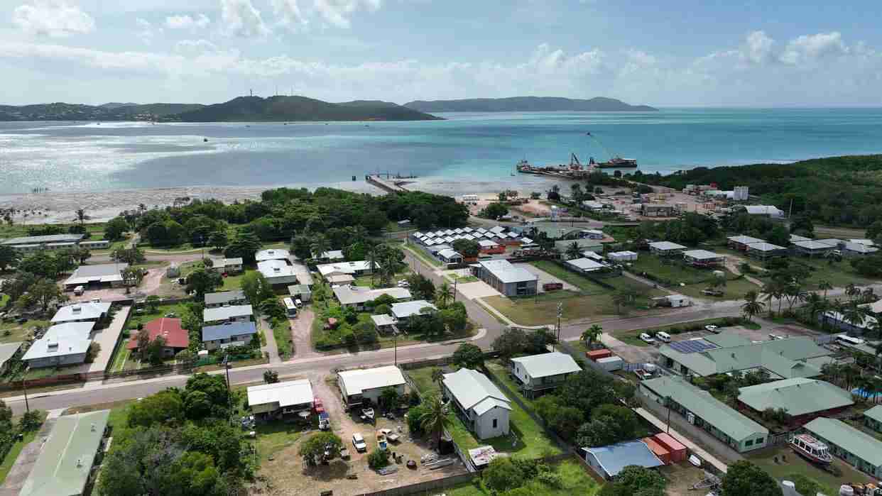 Aerial photo of Horn Island