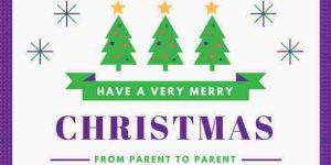 Have a very merry christmas from parent to parent