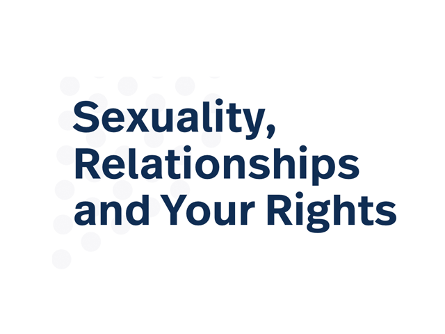 Sexuality, Relationships and your Rights title page
