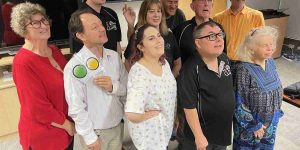 Group of people with a disability attended a P2P general meeting
