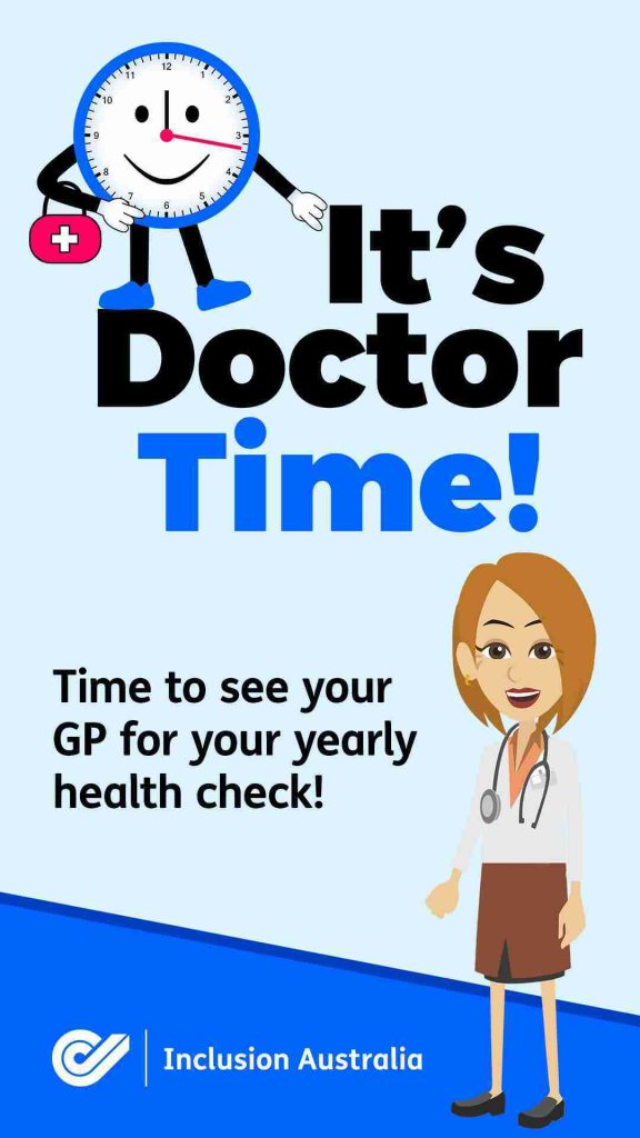 Inclusion Australia - It's doctor time