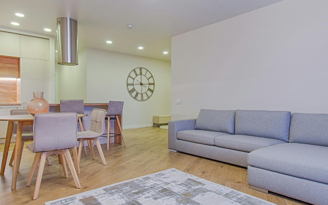 Living room with sofa and chairs