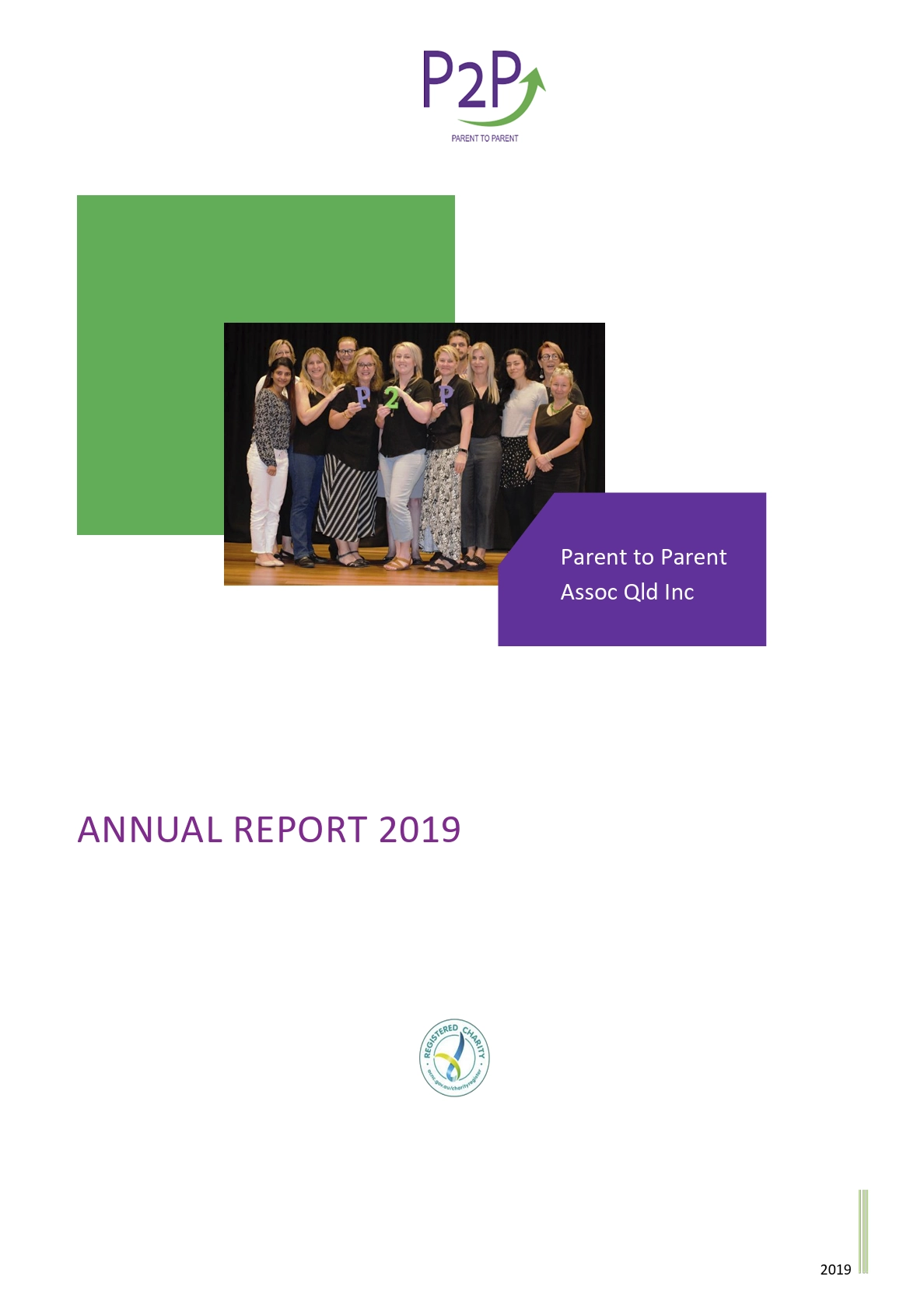 Cover of Annual Report 2019